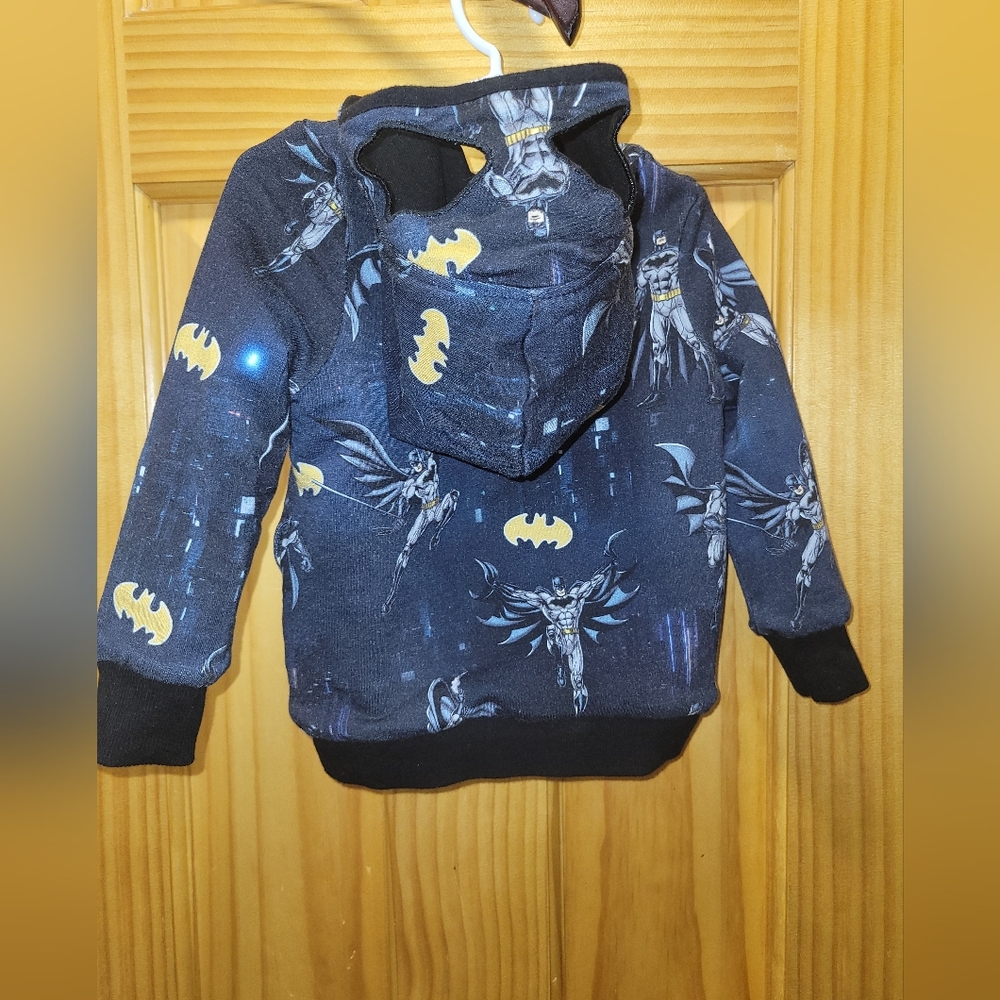 Bums And Roses Reversible Batman Jacket Size 12-18M - Picture 7 of 9